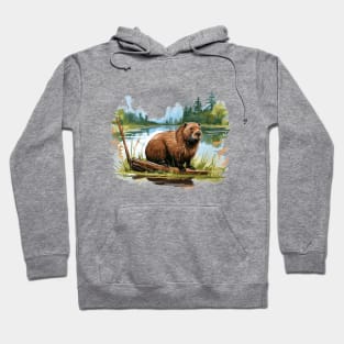 I Love Beaver Hoodie